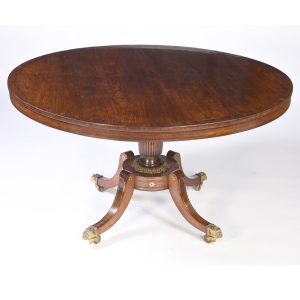 Antique English Rosewood Center Table