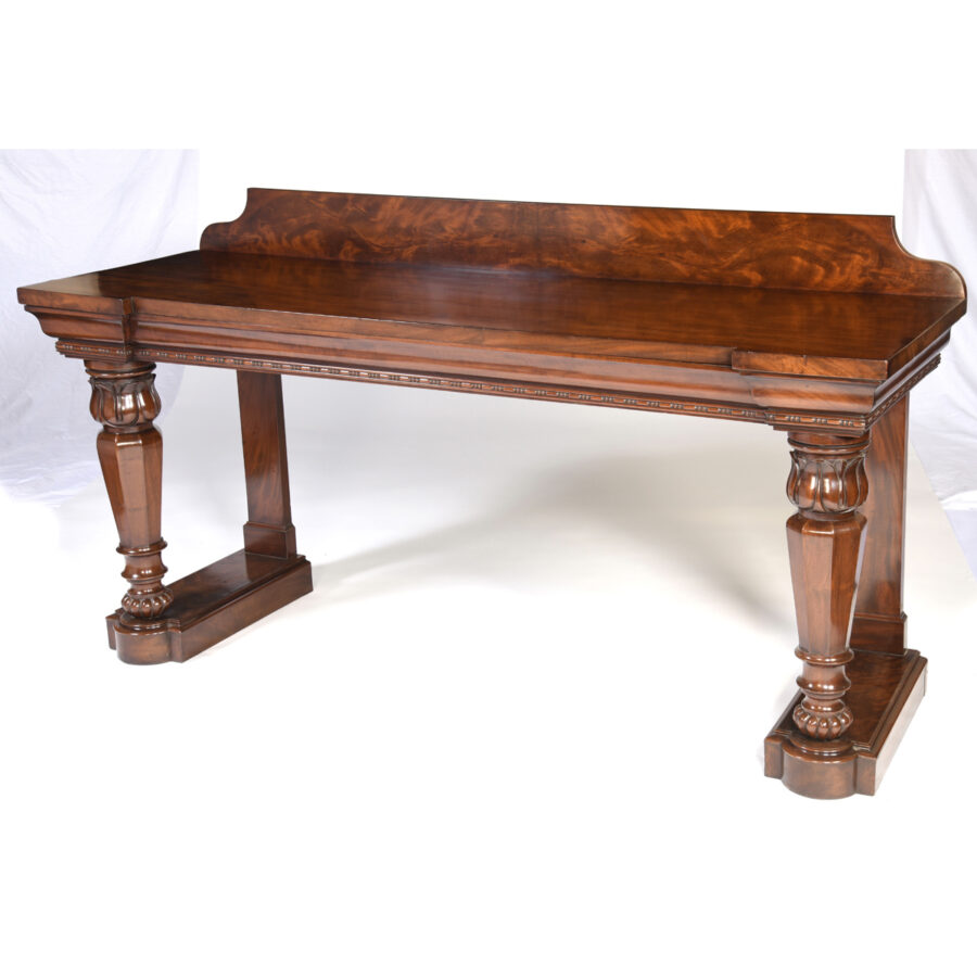 Antique English Mahogany Console Table