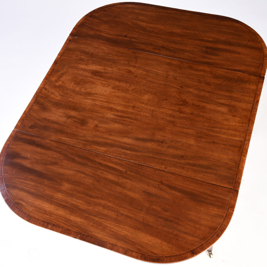es240014 antique english mahogany pembroke table